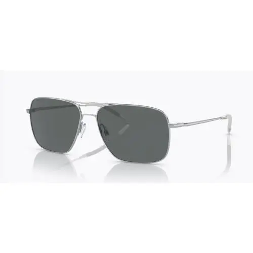 Oliver Peoples 0OV1150S 5036P2 Clifton Silver/grey Polarized Men`s Sunglasses