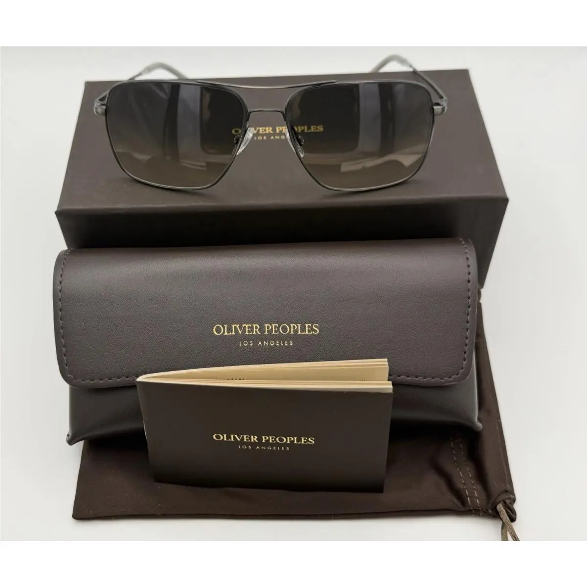 Clifton OV1150S 528932 - Antique Pewter / Shale Shaded 58mm by Oliver Peoples