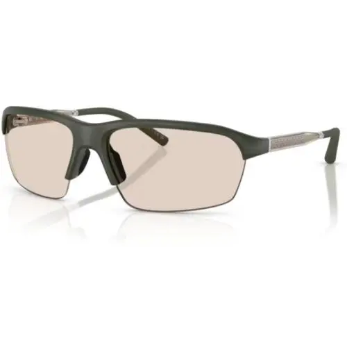 Oliver Peoples 0OV5572S R-6 7006M4 Semi-matte Green Smoke/sable Men`s Sunglasses - Frame: Semi-matte Green Smoke, Lens: Sable Photochromic