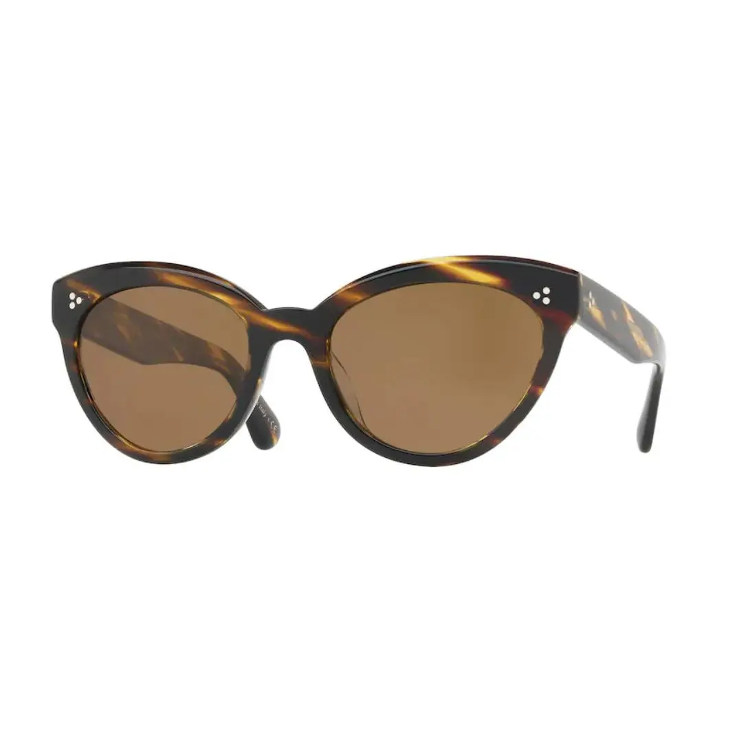 0OV5355SU Roella 100383 Cocobolo/brown Polarized Sunglasses by Oliver Peoples