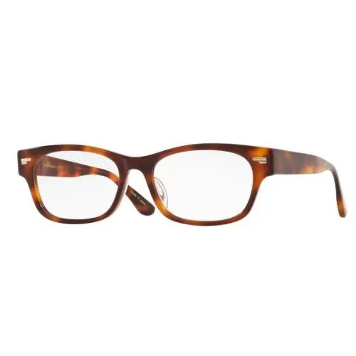 Oliver Peoples 0OV7982 Denton DM Dark Mahogany Square Men`s Eyeglasses - Frame: Dark Mahogany, Lens: Clear