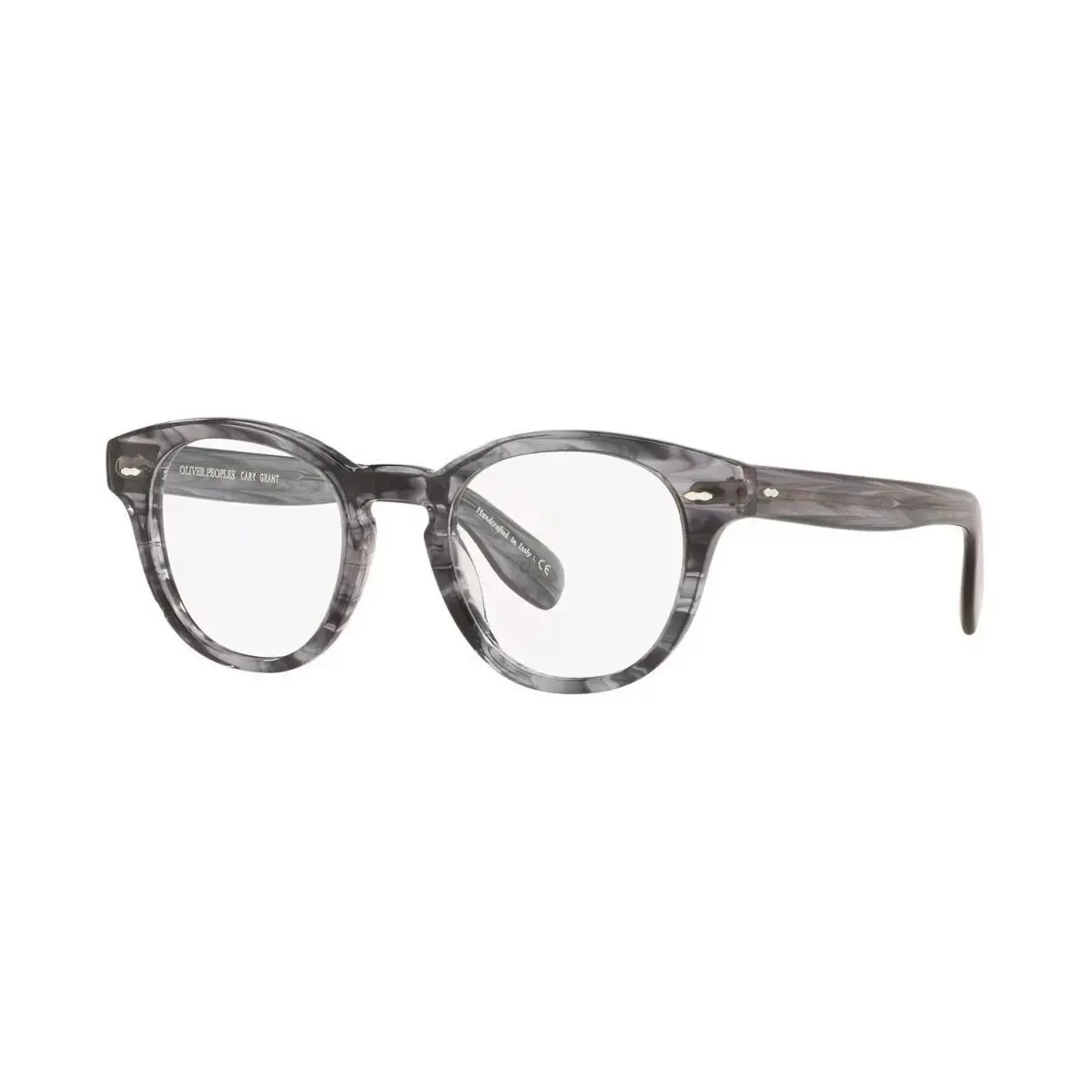 Oliver Peoples Cary Grant OV5413U 1688 48 Navy Smoke Eyeglasses Optical Frame - Frame: Navy Smoke