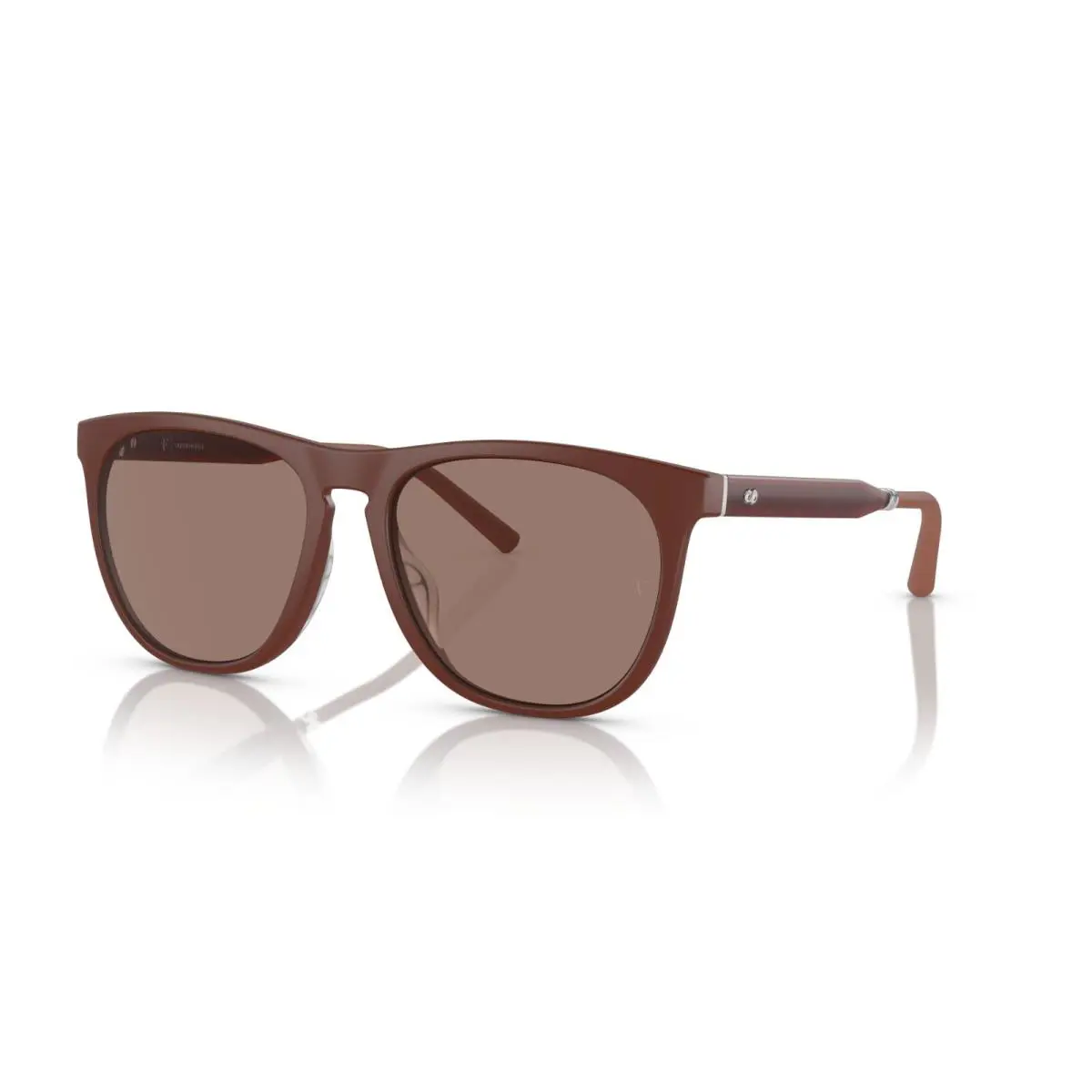 R-1 OV 5554SU Semi Matte Brick/sierra 7002/53 Sunglasses by Oliver Peoples