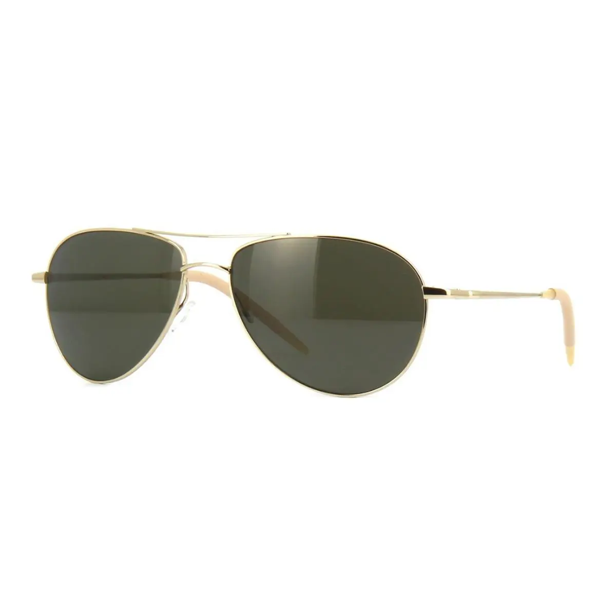 Oliver Peoples Benedict OV 1002S Gold/G-15 Green Polarized 5035/P1 Sunglasses
