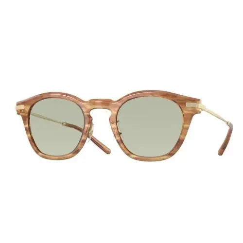0OV5496 Len 1744 Hinoki Tortoise/ Square Unisex Eyeglasses by Oliver Peoples