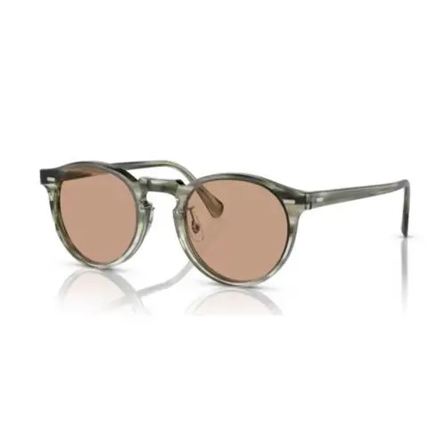 0OV5186F 1705 Washed Jade 47mm Round Men`s Eyeglasses by Oliver Peoples