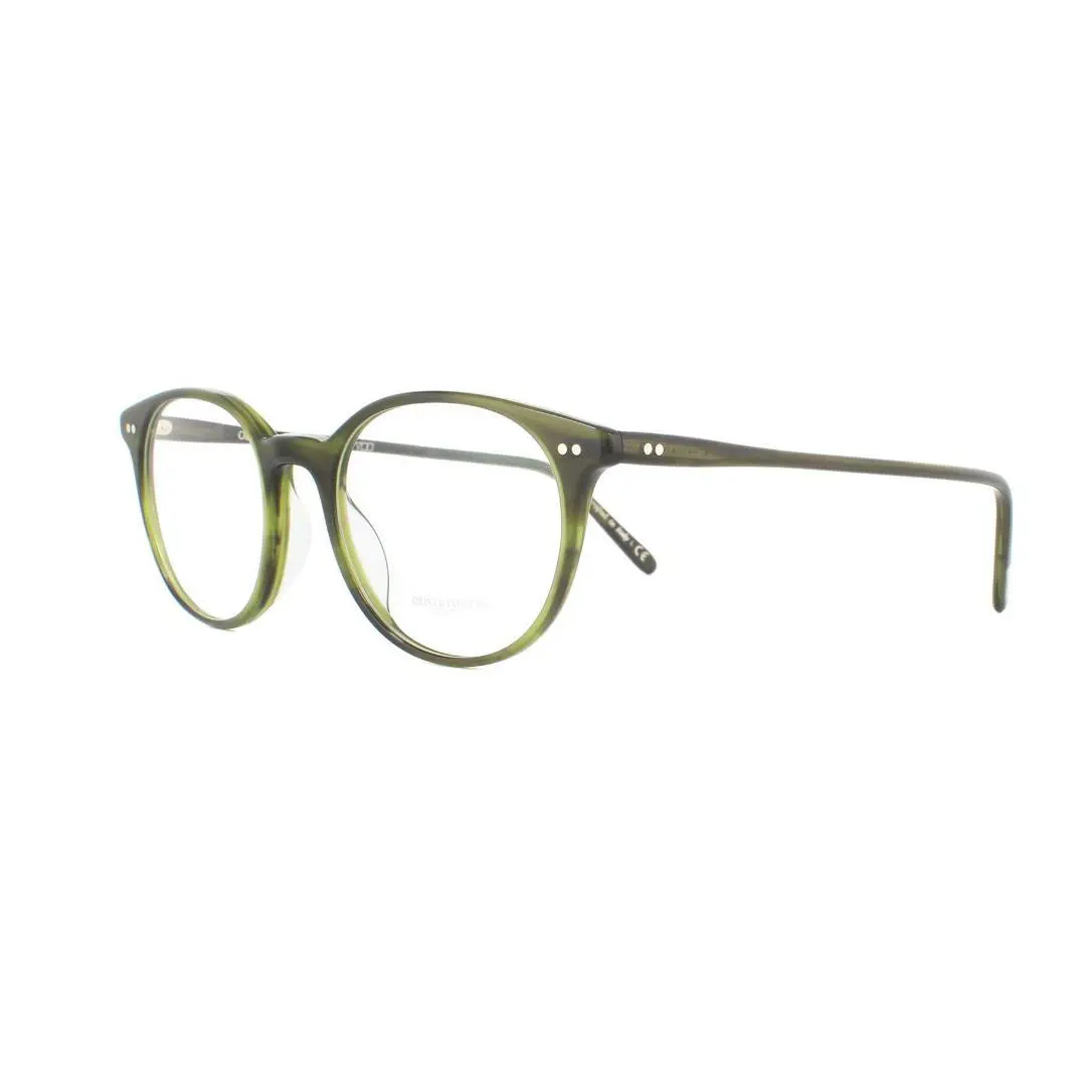 Oliver Peoples Eyeglasses Mikett OV5429U 1680 49 Emerald Bark Men Women Optical - Green, Frame: Green, Manufacturer: Emerald Bark
