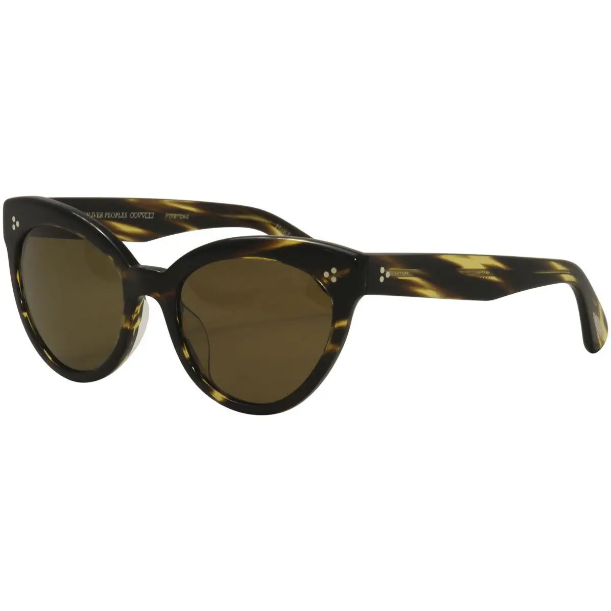 Oliver Peoples Roella OV5355SU 5355/SU 100383 Cocobolo Polarized Sunglasses 55mm - Frame: Brown, Lens: Brown