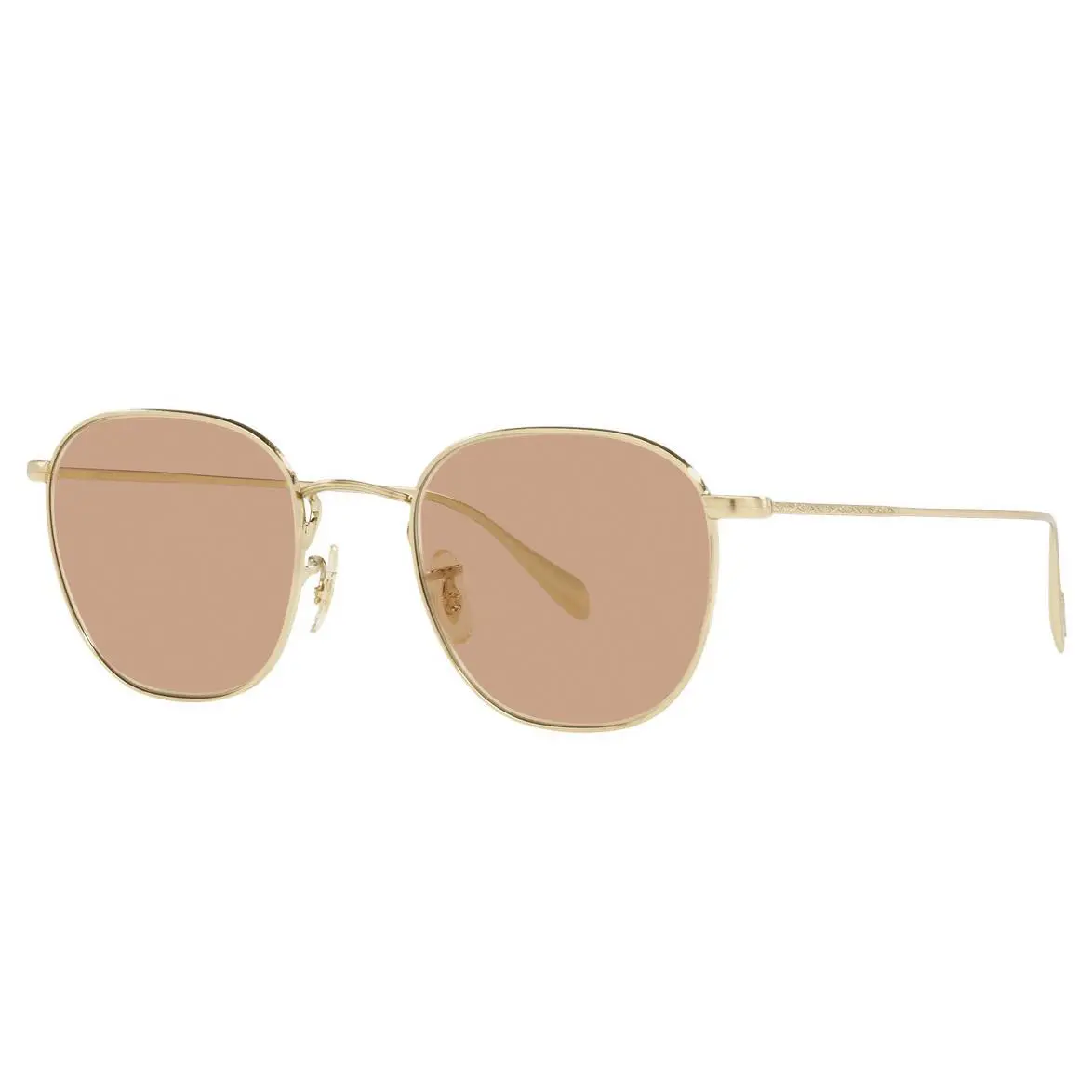 Oliver Peoples OV1305 5245 Clyne Brushed Gold/gold Dusk Beach Unisex Sunglasses - Frame: Gold, Lens: Gold Dusk