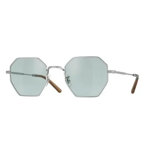 Oliver Peoples OV1312 Holender 5036 Silver/sea Mist Unisex Eyeglasses/sunglasses - Frame: Silver, Lens: Clear/Sea Mist