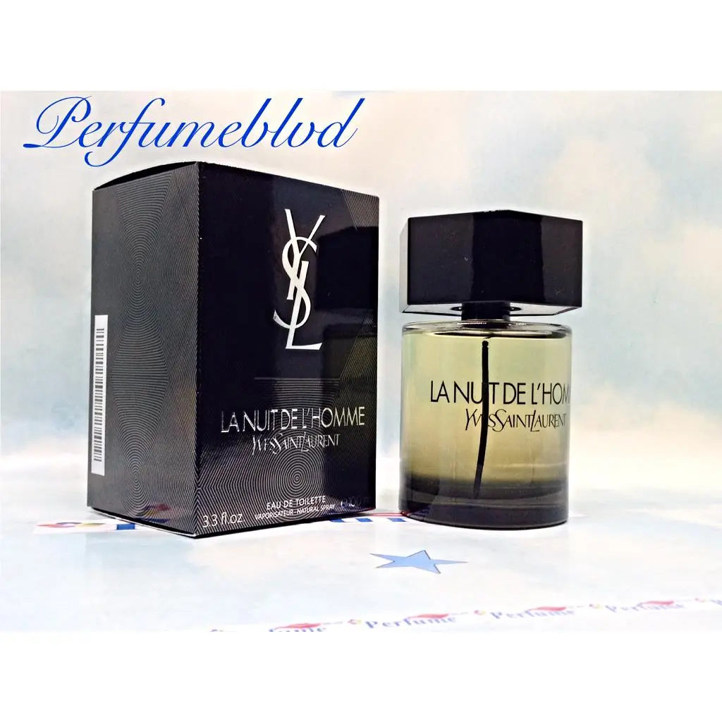 LA Nuit DE L`homme 3.3 Fl.oz 100 ML Eau DE Toilette Spray Men by Yves Saint Laurent