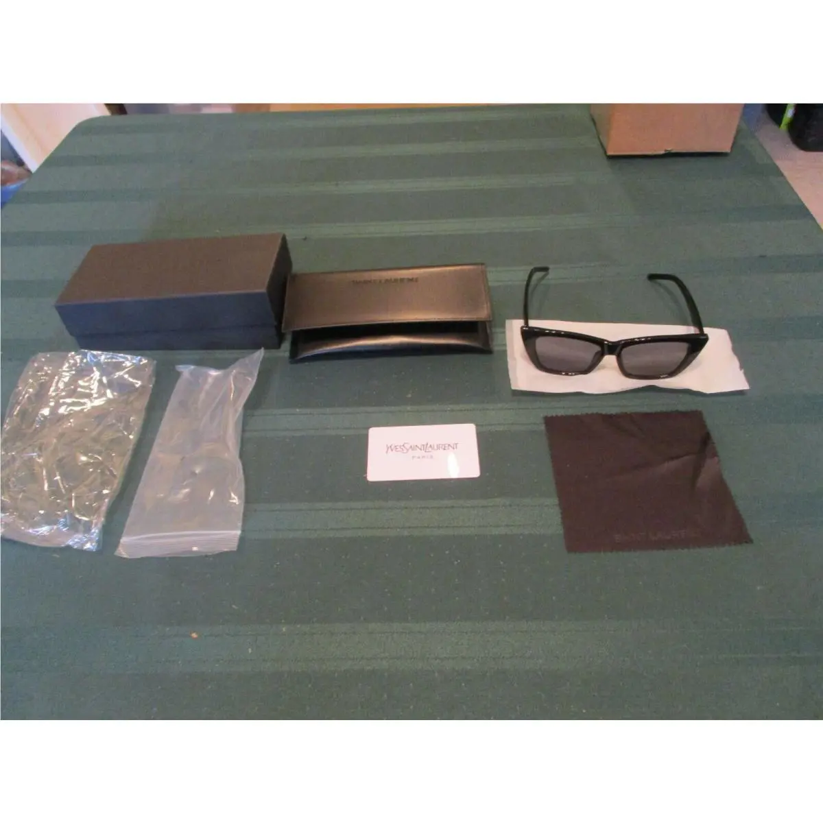 Saint Laurent Sunglasses Black 53-16-145 by Yves Saint Laurent