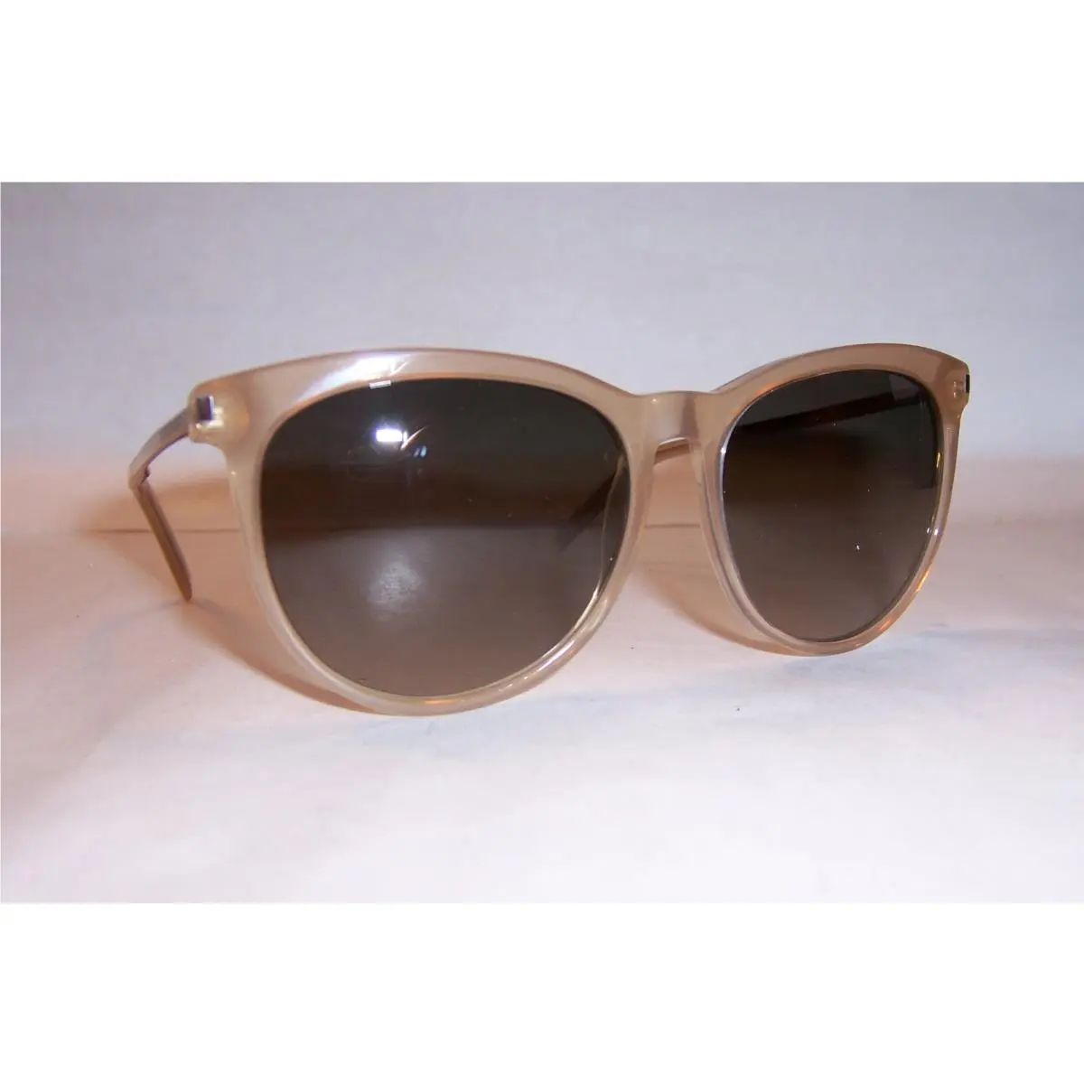 Saint Laurent Sunglasses Ysl SL 24/S 8OW-HA Beige Opal/brown by Yves Saint Laurent