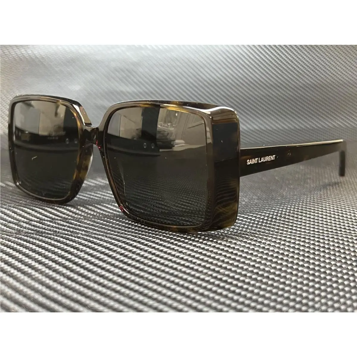 Saint Laurent SL 451 003 Havana Square 56 mm Women`s Sunglasses by Yves Saint Laurent
