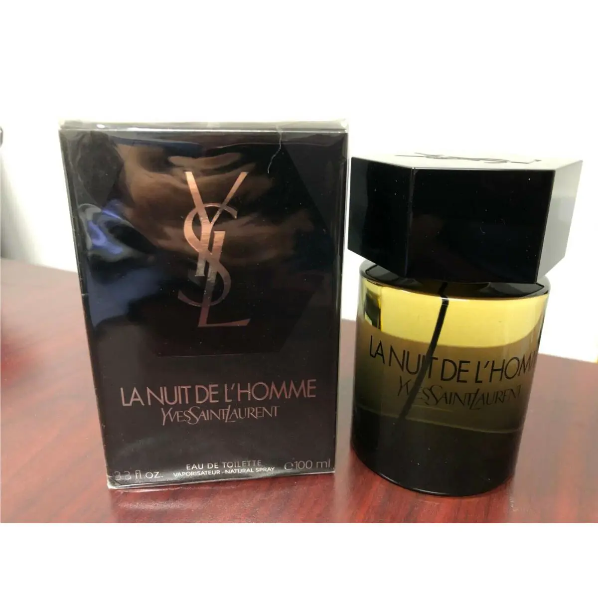 LA Nuit DE L`homme Yves Saint Laurent 3.3 oz / 100 ML Edt Spray 38R200E 38T100H