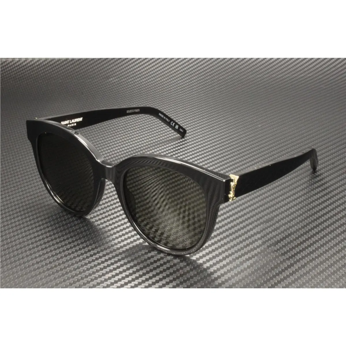 Saint Laurent SL M29 003 Black Round 52 mm Women`s Sunglasses by Yves Saint Laurent