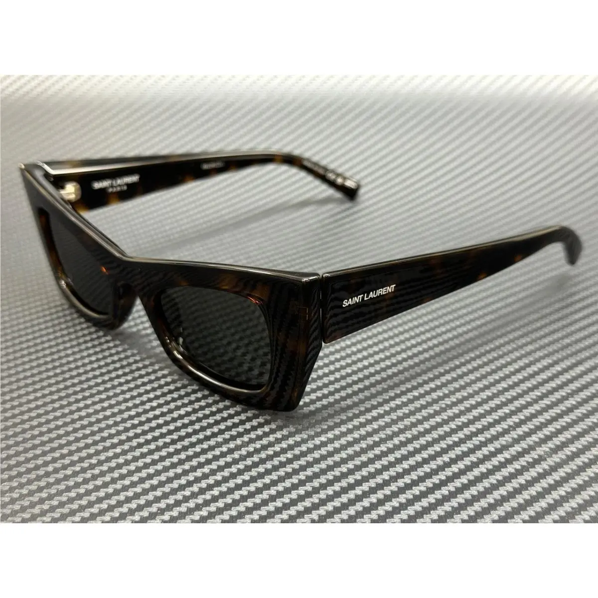 Saint Laurent SL 702 002 Havana Grey Women`s Medium 49 mm Sunglasses