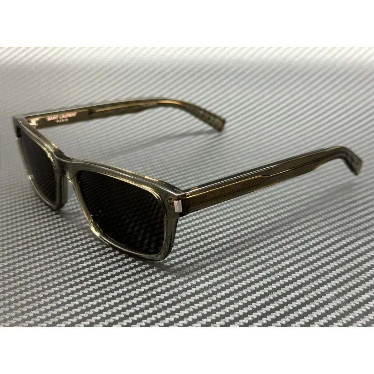Saint Laurent SL 662 003 Grey Men`s Large 57 mm Sunglasses by Yves Saint Laurent