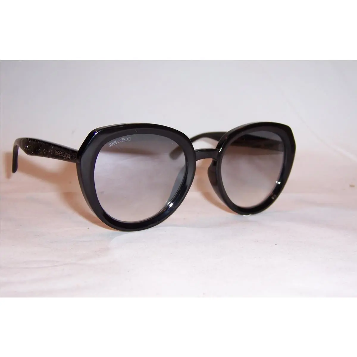 Jimmy Choo Sunglasses Mace/s NS8-IC Black Glitter/silver Mirror
