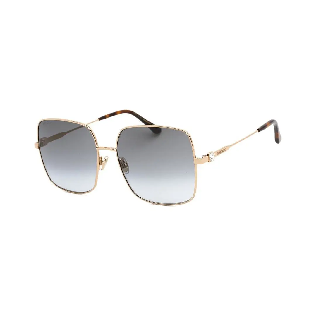Jimmy Choo Women`s Lili/s 58Mm Sunglasses Women`s Gold - Frame: Gold, Lens: Gray