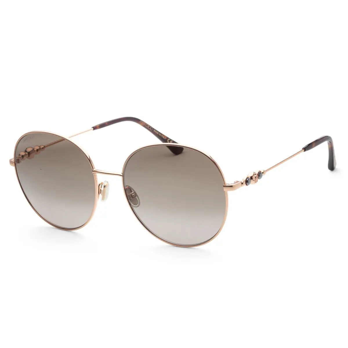 Women`s BIRDIES-006J-HA Birdie 60mm Gold Havana Sunglasses by Jimmy Choo