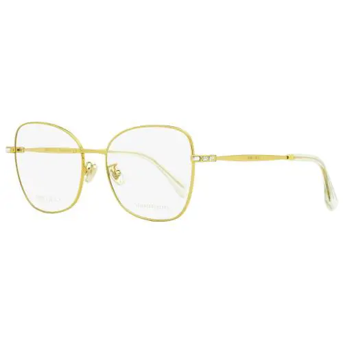 Jimmy Choo Square Eyeglasses JC286G J5G Gold 55mm Optical Frame