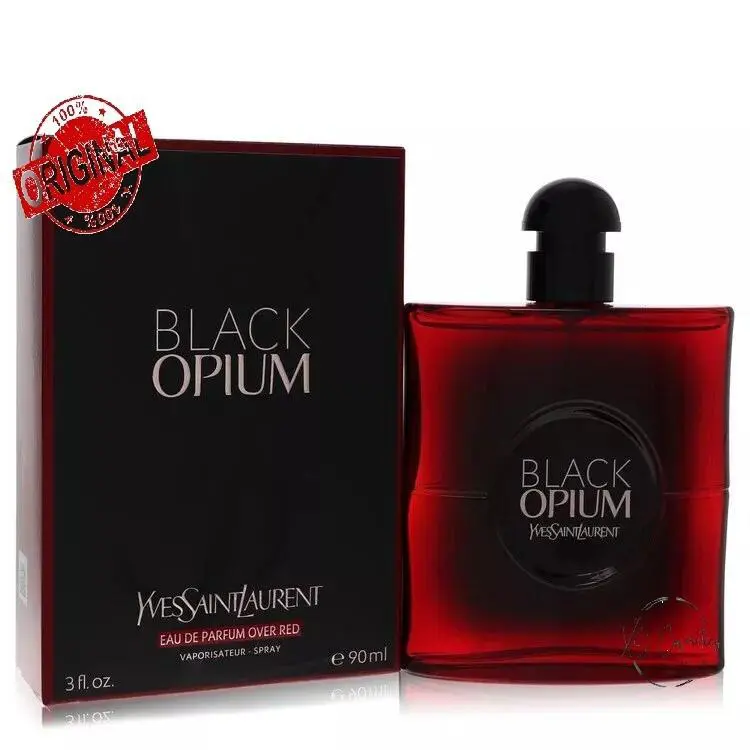 Black Opium Over Red by Yves Saint Laurent Eau De Parfum Spray 3 oz For Women