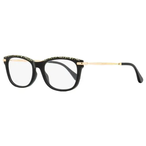 Rectangular Eyeglasses JC248 FP3 Black/leopard/gold 53mm by Jimmy Choo