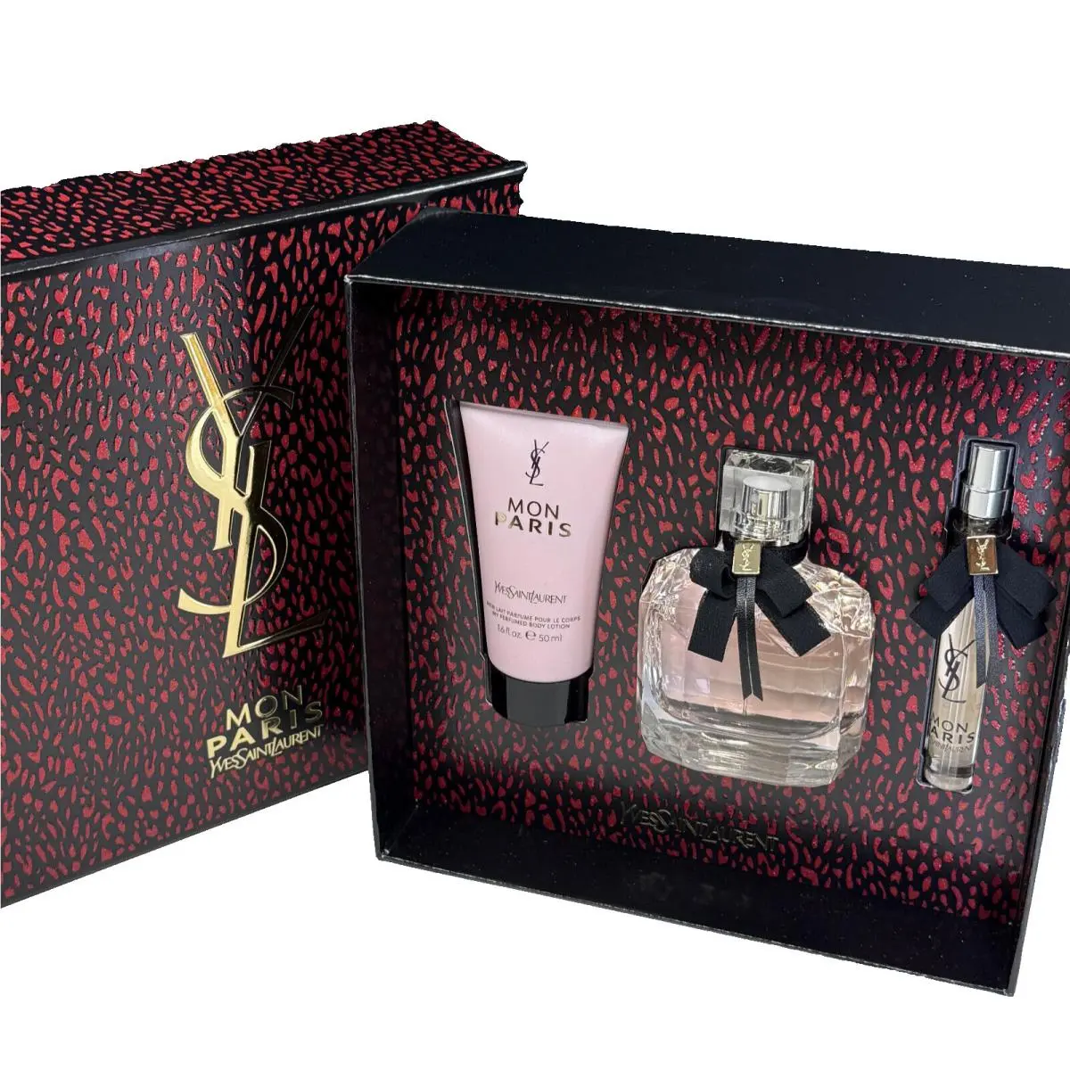 Yves Saint Laurent Ysl Mon Paris Women’s Gift Set Eau de Parfum Body Lotion Gift Set See