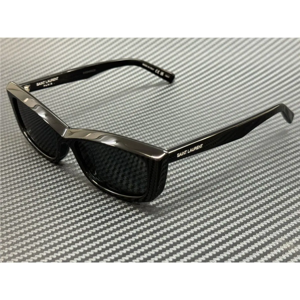 Saint Laurent SL 658 001 Black Grey Women`s 54 mm Small Sunglasses by Yves Saint Laurent