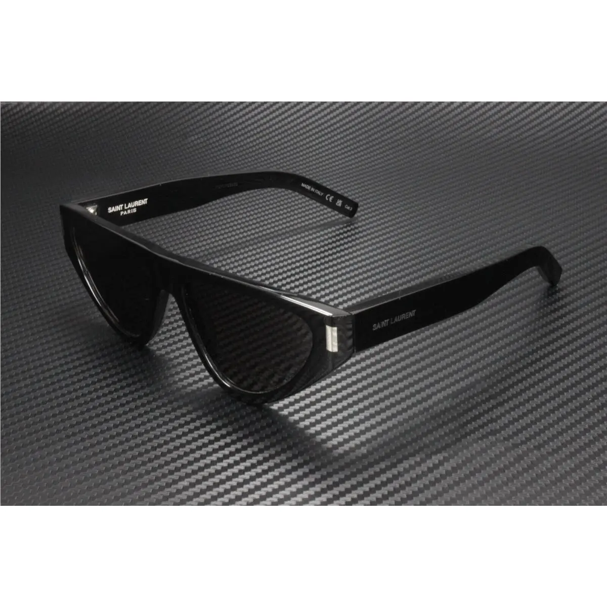 Saint Laurent SL 468 001 Black Cat Eye 55 mm Women`s Sunglasses by Yves Saint Laurent