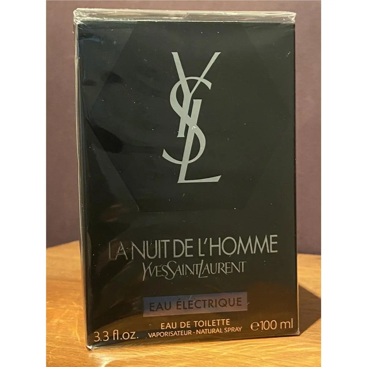 Ysl LA Nuit DE L`homme Eau Electrique 3.3 Oz / 100 ml Esu de Toillete Spray Rare by Yves Saint Laurent
