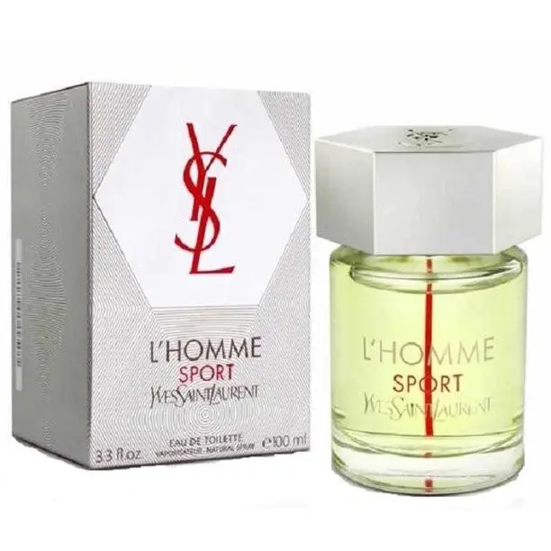 Yves Saint Laurent L`homme Sport by Ysl For Men Edt 3.3 FL Oz. 100 ML Natural Spray