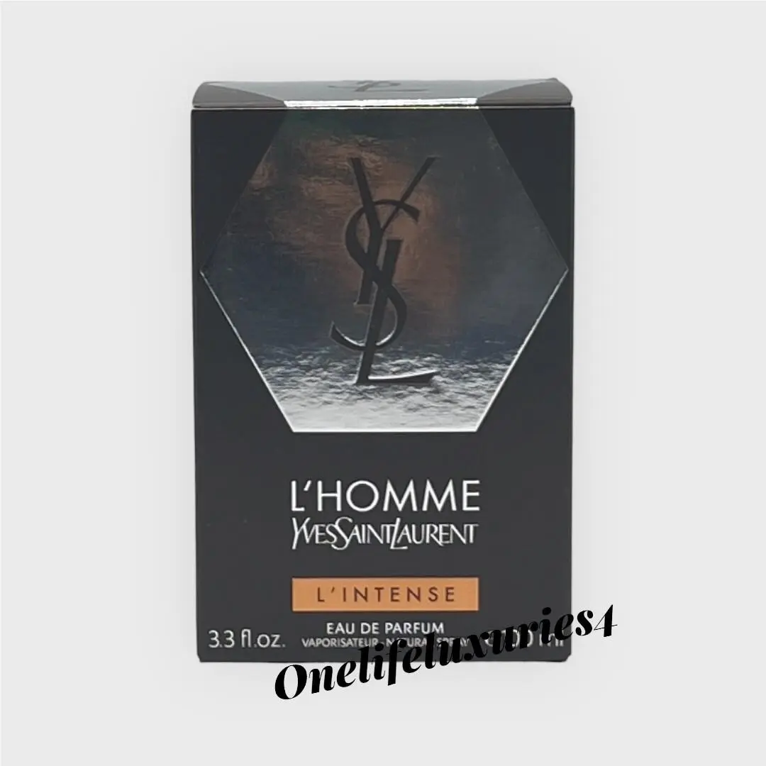 Ysl L`homme L`intense Yves Saint Laurent Eau de Parfum 3.3oz 100ml Men Perfume