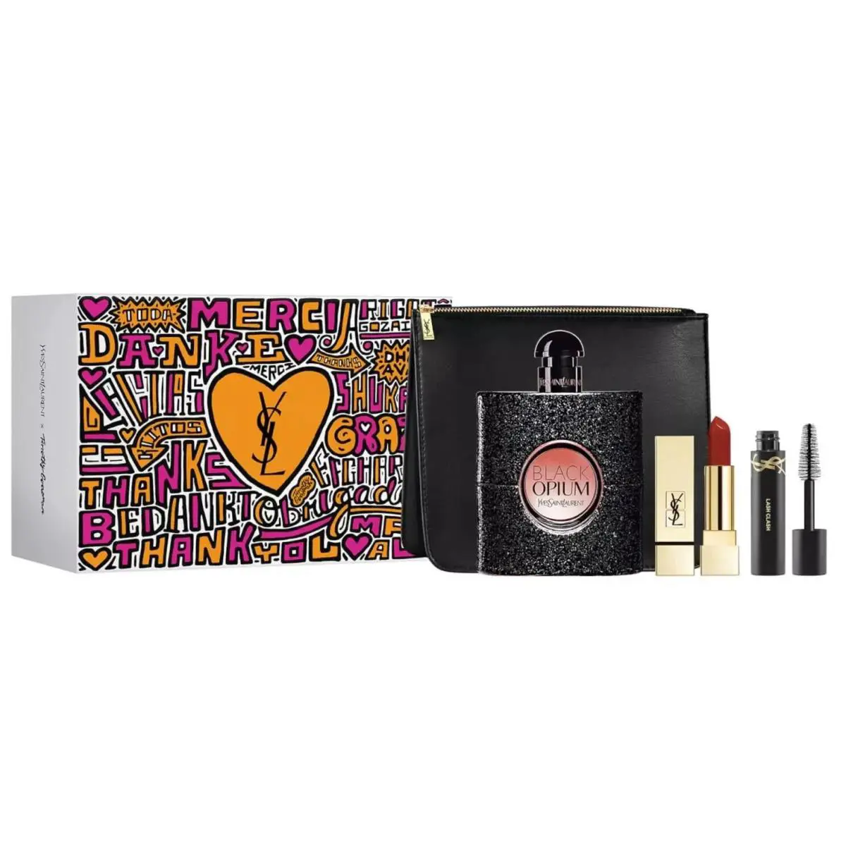 Yves Saint Laurent Black Opium 2023 - Gift Set with 90ml Edp Spray Lipstick