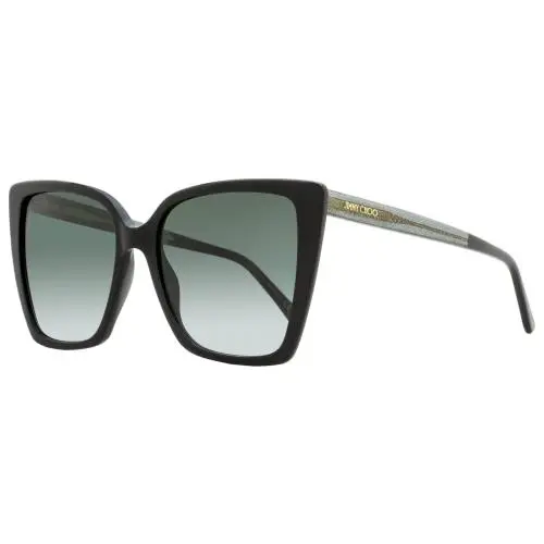 Jimmy Choo Butterfly Sunglasses Lessie 8079O Black 56mm