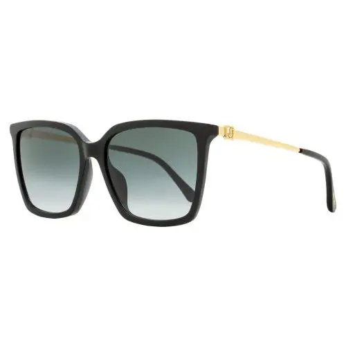 Jimmy Choo Square Sunglasses Totta /G 8079O Black/gold 56mm - Frame: Black/Gold, Lens: Gray Gradient