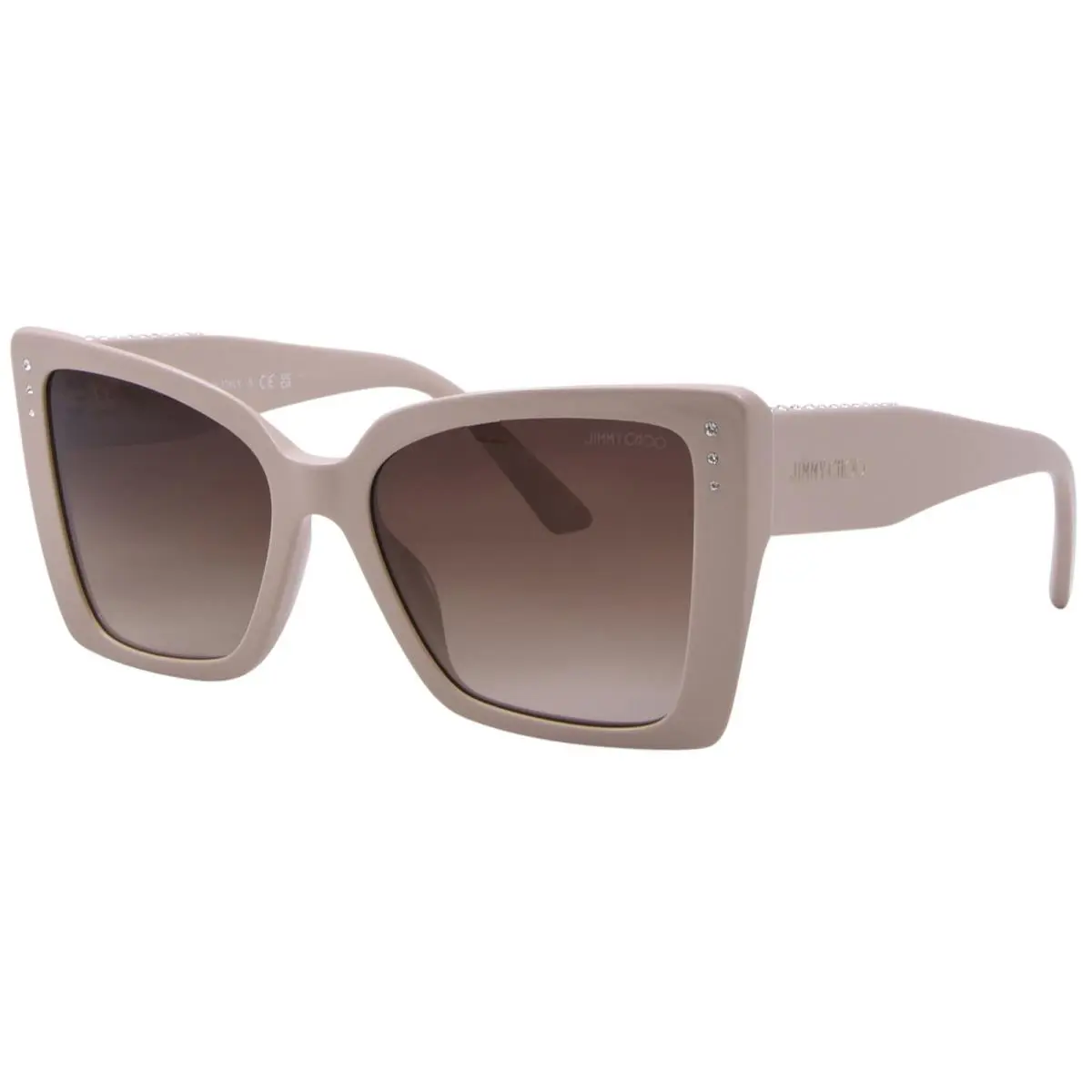 JC5001B 5011/13 Sunglasses Women`s Beige/gradient Brown 54mm by Jimmy Choo