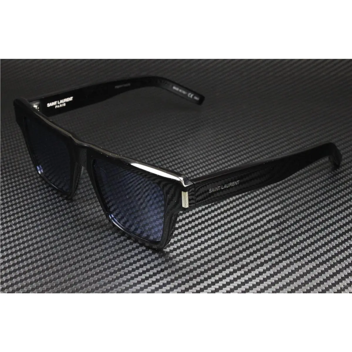 Saint Laurent SL 469 005 Black Square 51 mm Men`s Sunglasses by Yves Saint Laurent