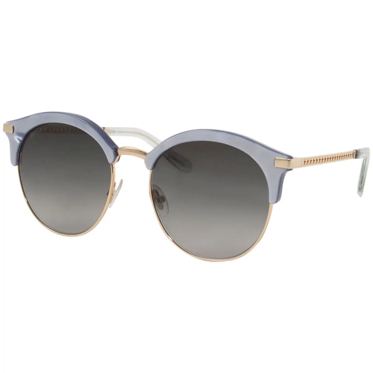 Jimmy Choo Hally/s MVU9O Sunglasses Women`s Azure-gold/blue Gradient Lenses 55mm