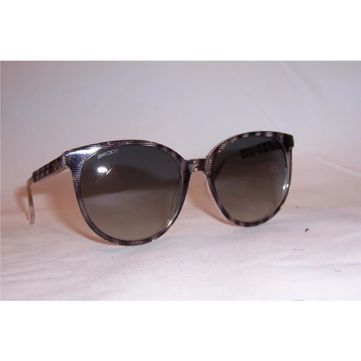 Jimmy Choo Sunglasses Reece/s Lwz-vk Zebra Glitter Black/gray