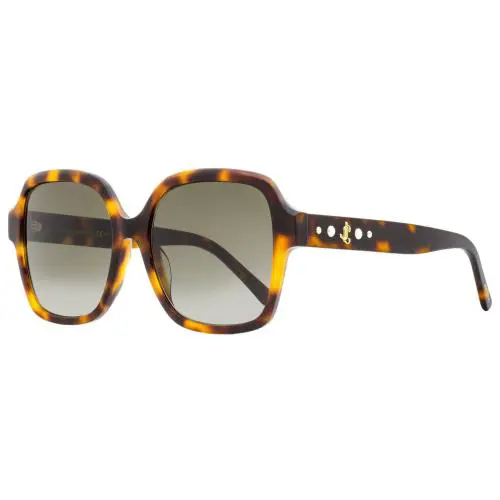 Jimmy Choo Square Rella /G Sunglasses 086HA Havana 55mm
