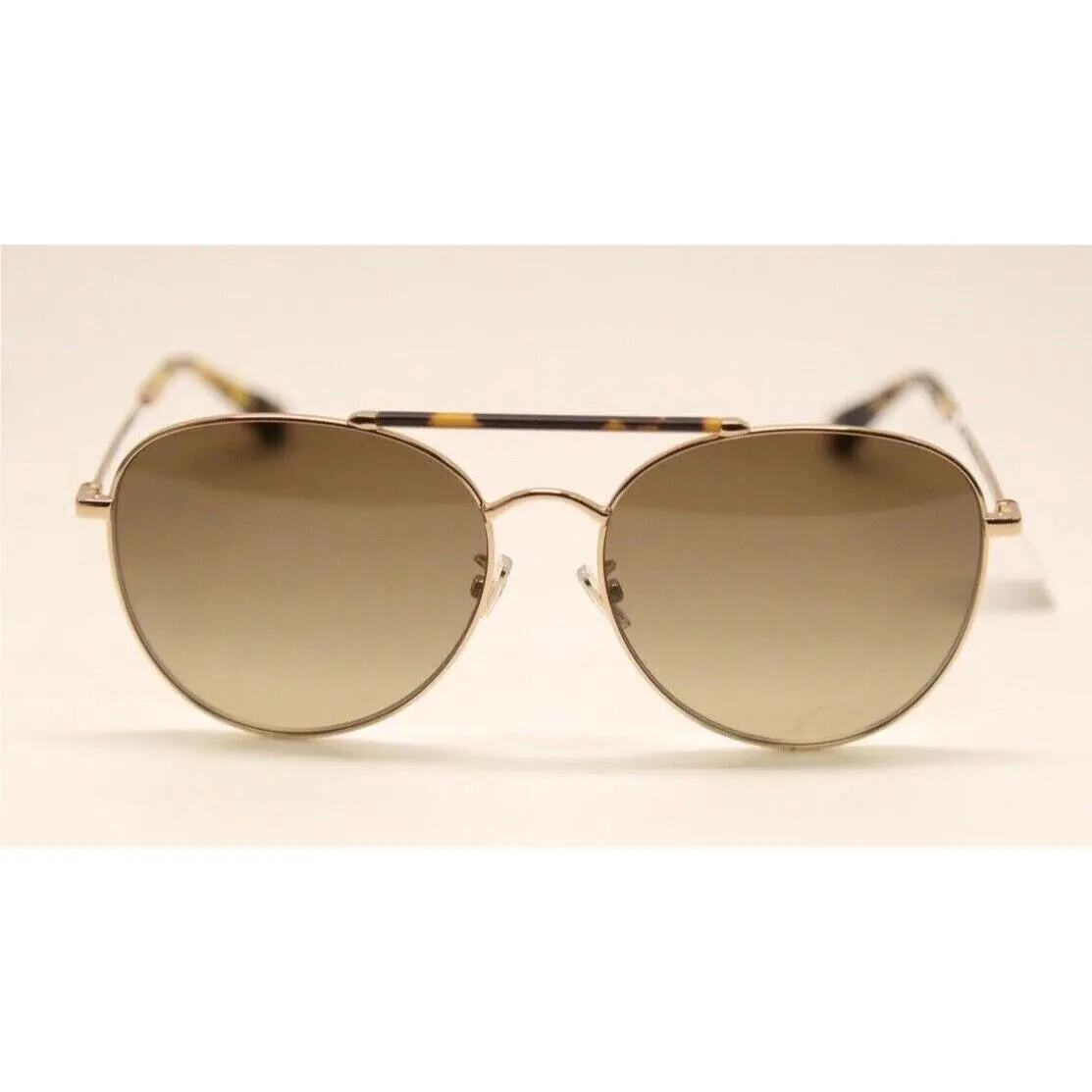 Jimmy Choo Abbie/g/s 06J Gold Havana Metal/brown Gradient Lens Sunglasses 1093
