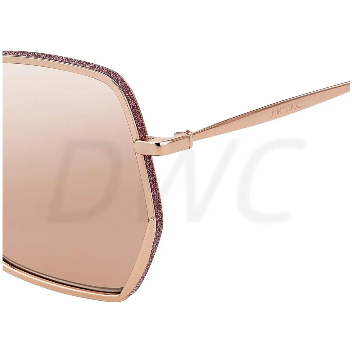 Jimmy Choo, Women\'s Pink Aline Sunglasses Jimmy Choo JC4002B XL (60 - 15) with Pink lenses and Gold  main image 4