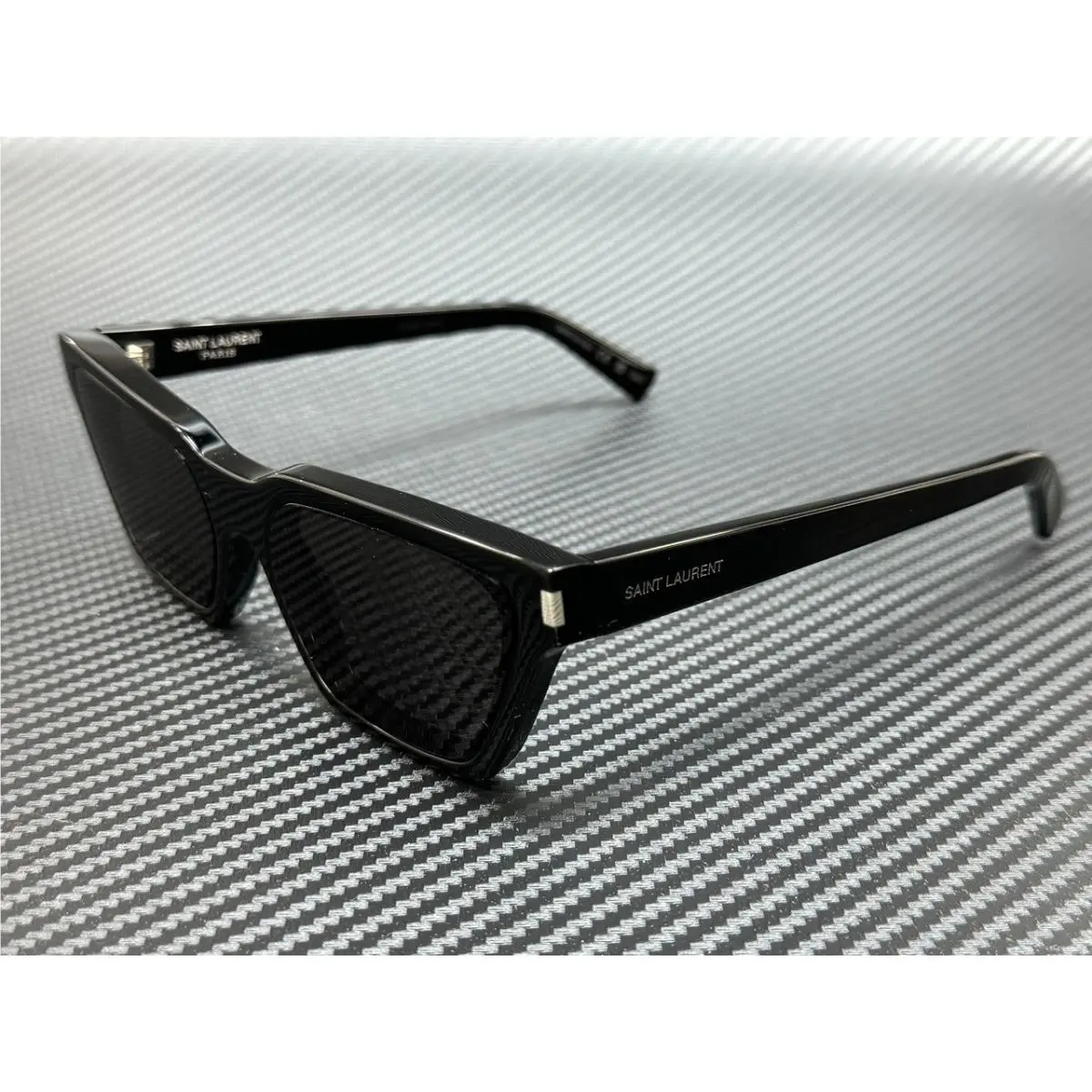Saint Laurent SL 633 Calista 001 Black Grey Women`s 57 mm Medium Sunglasses by Yves Saint Laurent