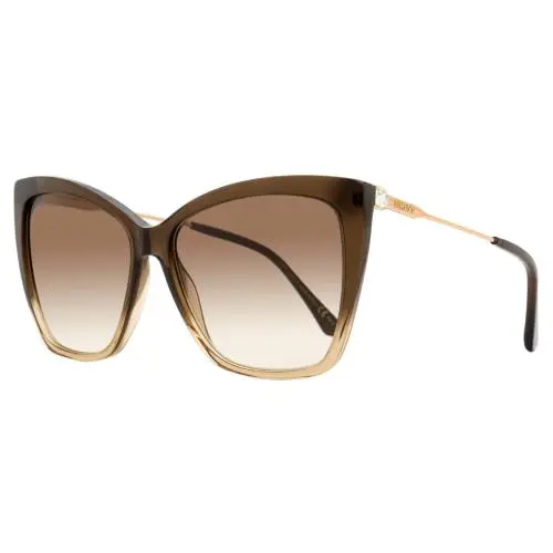 Jimmy Choo Butterfly Sunglasses Seba 0MYHA Brown-beige/copper 58mm