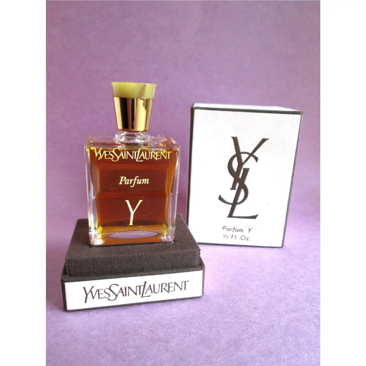 Ysl Parfum Y 1960s Vintage Pure Perfume 1/2 oz Yves Saint Laurent Very Rare