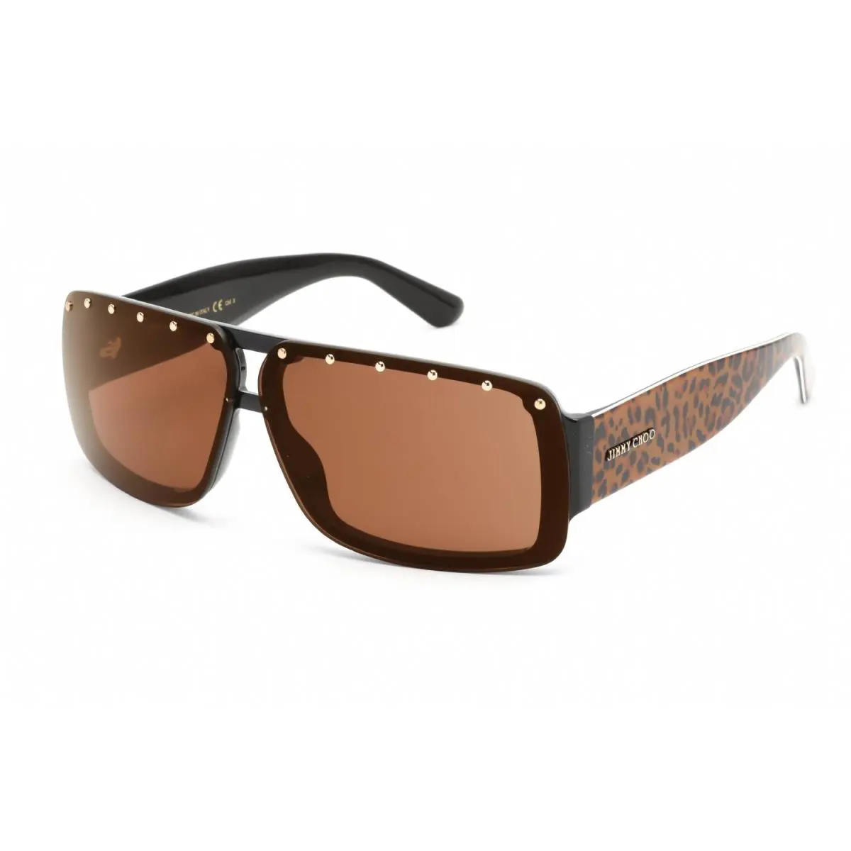 Jimmy Choo Morris 0Y4D VP Rectangle Beige/gold Rimless Sunglasses