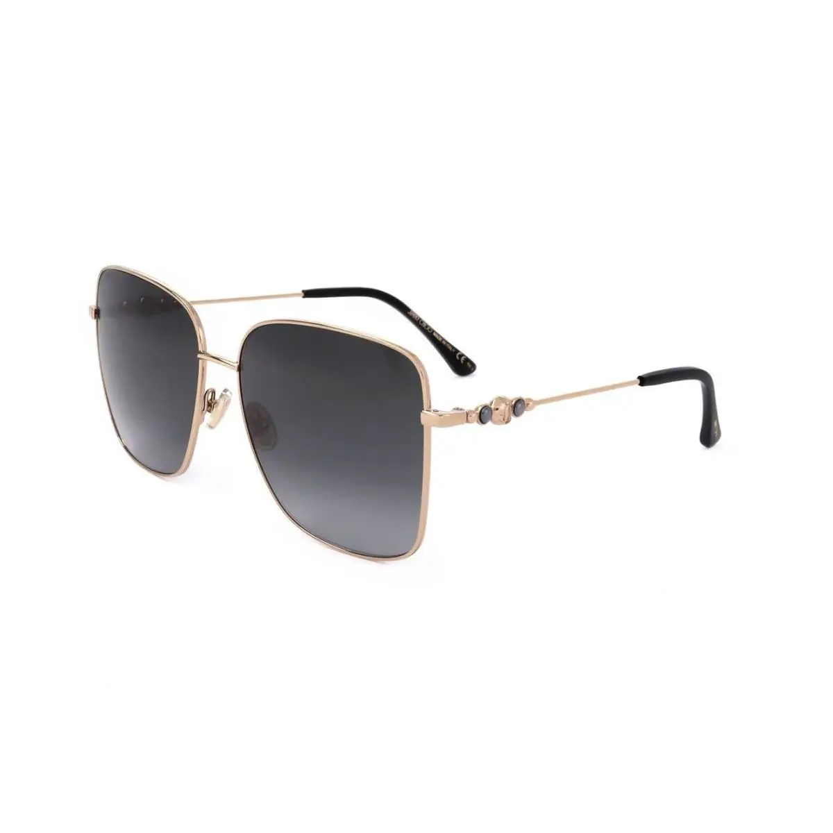 Jimmy Choo Sunglasses JC Hester-s 2M29O 59mm Black Gold / Grey Gradient Lens