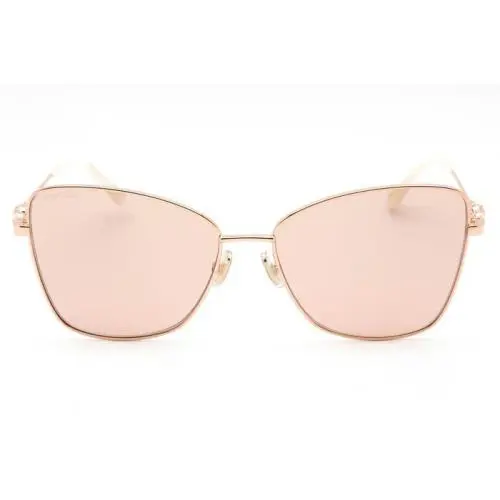 Jimmy Choo Women`s Sunglasses Teso/s Gold Copper 59-16-145 W/case Italy